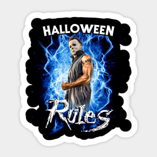 Halloween Rules Sticker